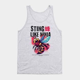 Sting Like Ninja Honey Bee Lover Tank Top